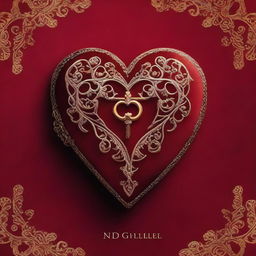 The cover features a stunning velvet red background, evoking a sense of luxury, passion, and mystery