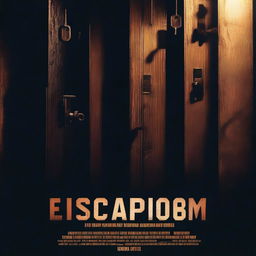 A movie poster for an escape room thriller