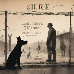 A poignant book cover depicting a dog during the Holocaust