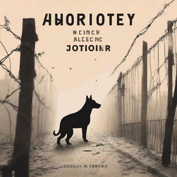 A poignant book cover depicting a dog during the Holocaust