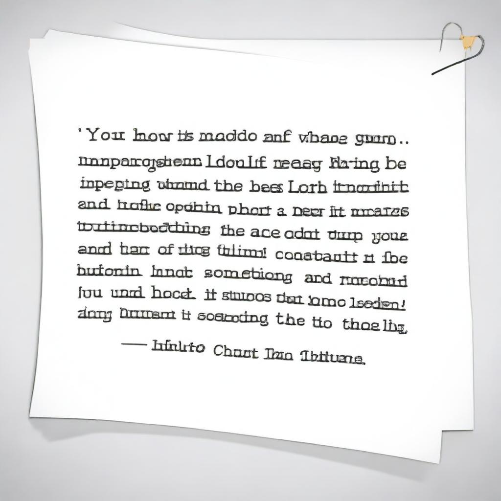 Create an image of a pen left on a piece of paper with the following text written on it: 'You know when you keep saying you'll write something but keep postponing it, and then you're afraid you won't be able to capture the intensity of the feelings you had back then on paper? Well, that's how I feel now, but I'll try