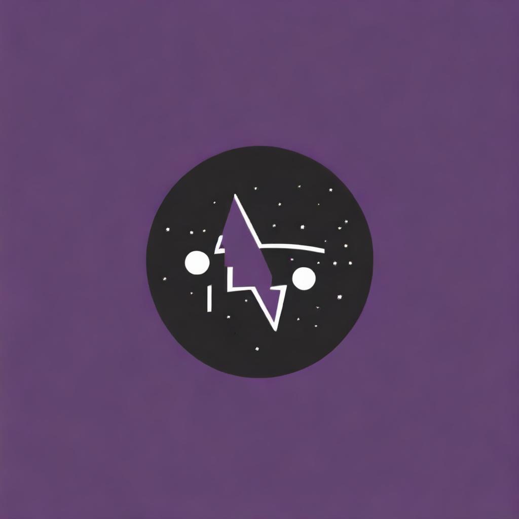 A logo design for a clothing brand with a stellar style theme