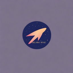 A logo design for a brand named 'Stellar Style' with a space theme