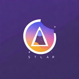 A logo design for a brand named 'Stellar Style' with a space theme