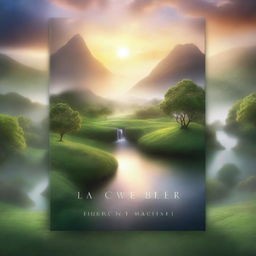A book cover featuring a breathtaking landscape that symbolizes the divine opening of God