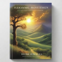 A book cover featuring a realistic landscape that symbolizes the divine opening of God