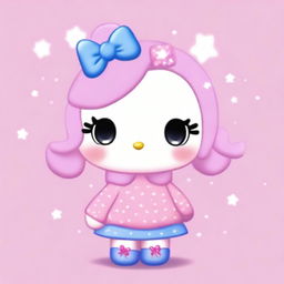 A Sanrio animal character with big, shiny eyes