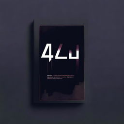 A cover design featuring the text 'Error 404' written in a pixelated dark style