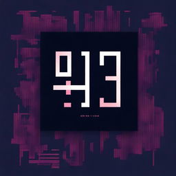 A cover design featuring the text 'Error 404' written in a pixelated dark style