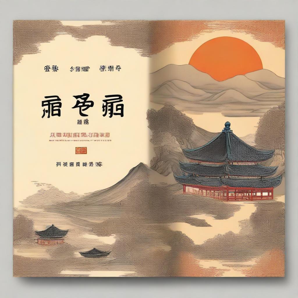 Design a book cover based on the following content: The book is a historical masterpiece focusing on the cultural exchanges between Tang Dynasty Chang'an and Western regions