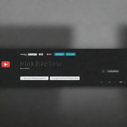 A stylish YouTube channel banner with the title 'Mindblow' prominently displayed.