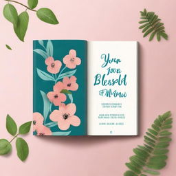 Create a book cover for a book titled 'Your Blessed Life Now'