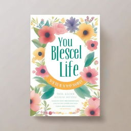 Create a book cover for a book titled 'Your Blessed Life Now'