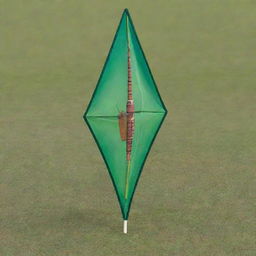 A stylish cricket-theme kite with realistic stick designs