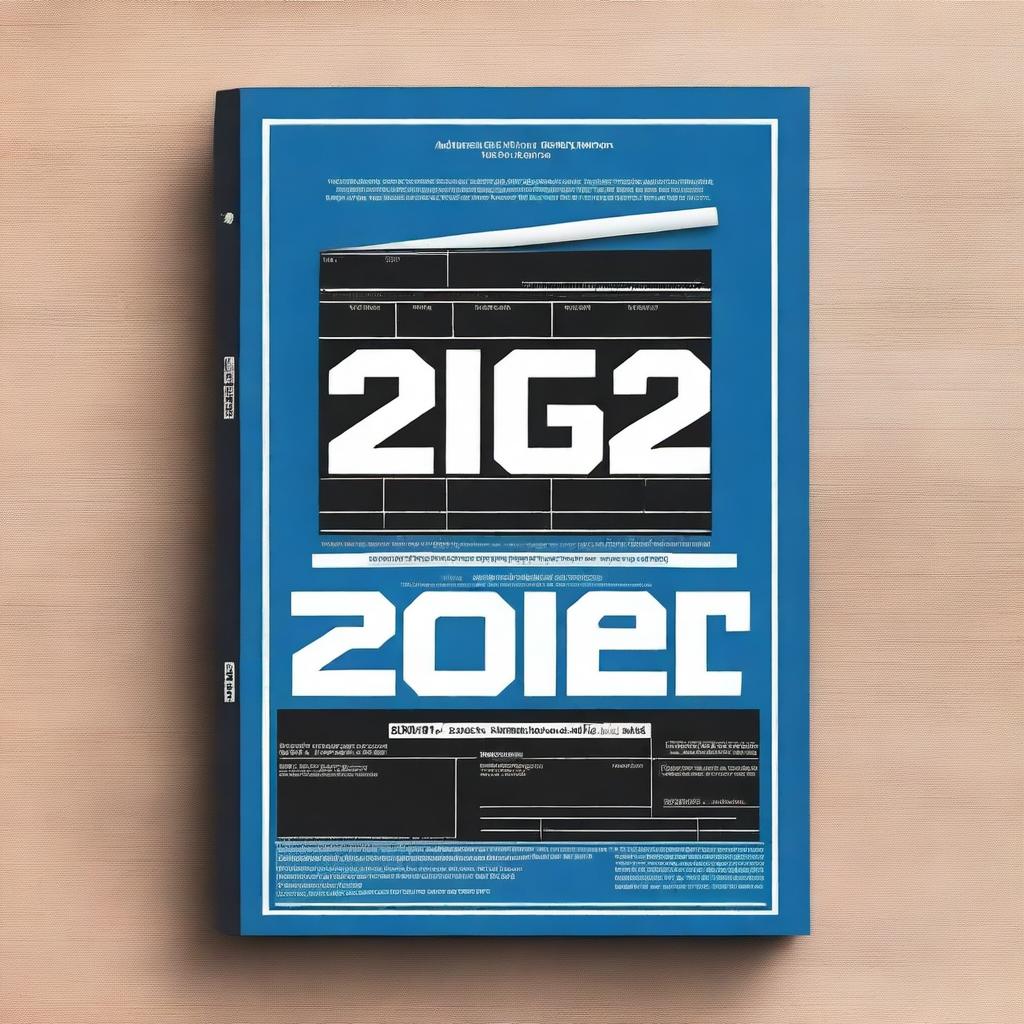 Create a cover for a 2024 yearbook, dimensions 8