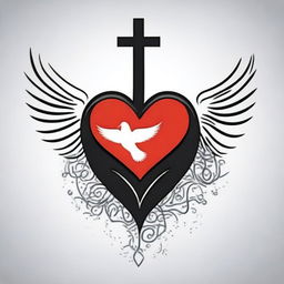 A T-shirt design with the theme 'Return to the First Love', representing the love for God