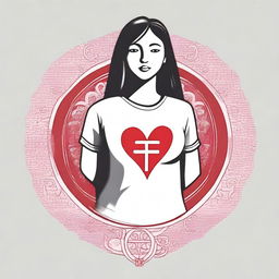 Design a T-shirt with the theme 'Return to the First Love', intended for those who have gone astray from God