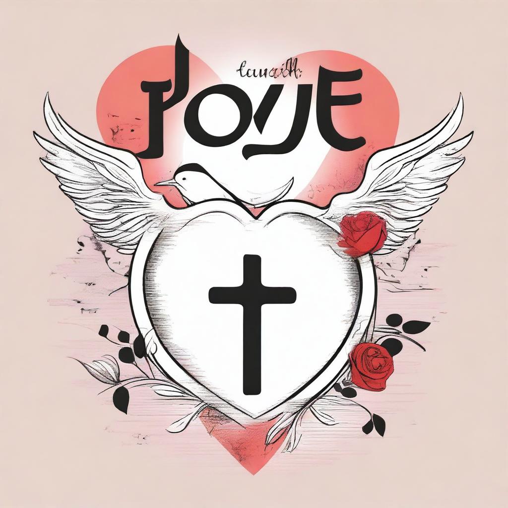 Create a T-shirt design with the theme 'Return to the First Love', specifically for those who have gone astray from God