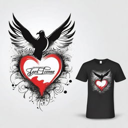 Create a T-shirt design with the theme 'Return to the First Love', specifically for those who have gone astray from God