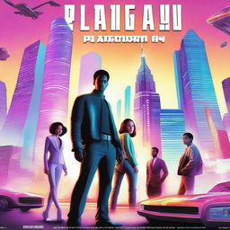 A science fiction movie poster titled 'The Playground', directed by Fair Gaming