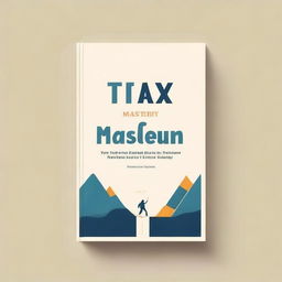 Create a simple book cover page with the title 'Tax Mastery: Your Roadmap to Financial Freedom'