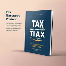 Create a simple book cover page with the title 'Tax Mastery: Your Roadmap to Financial Freedom'