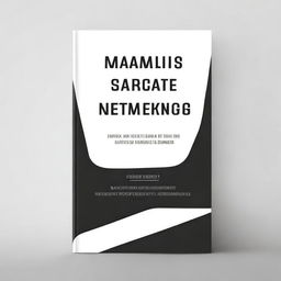 Create a book cover for a book titled 'Manual Estratégico de Networking'