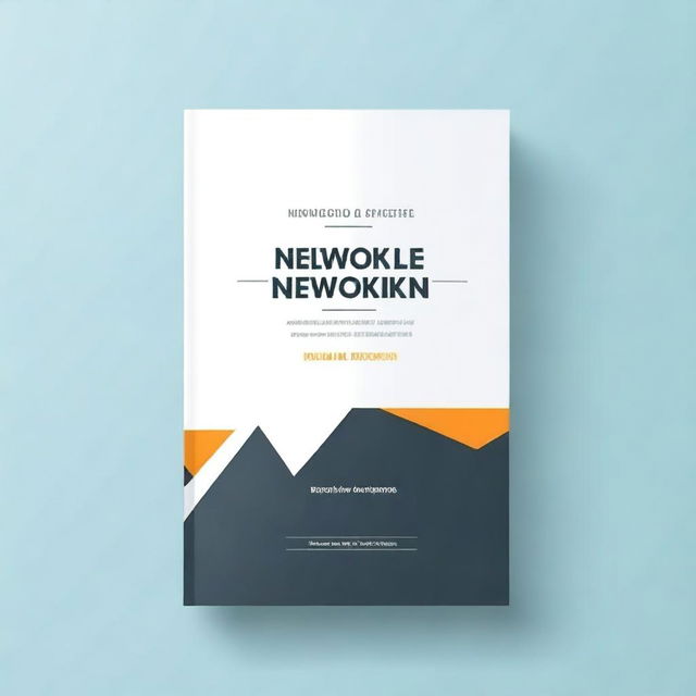 Create a book cover for a book titled 'Manual Estratégico de Networking'