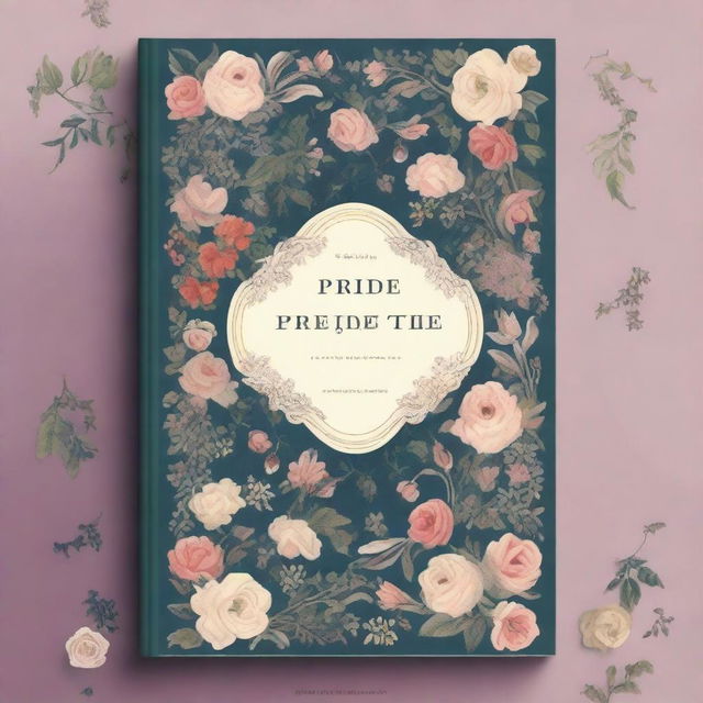 Create a book cover for 'Pride and Prejudice' by Jane Austen, originally published in 1813