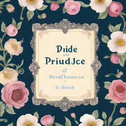 Create a book cover for 'Pride and Prejudice' by Jane Austen, originally published in 1813