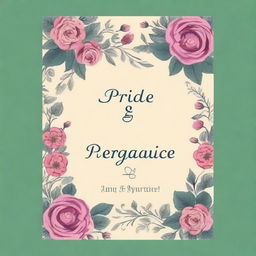 Create a book cover for 'Pride and Prejudice' by Jane Austen, originally published in 1813