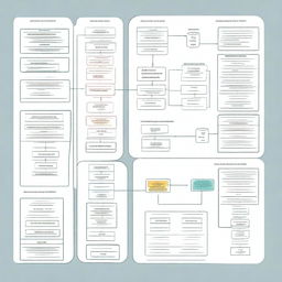 Create a detailed and comprehensive visual representation of an application and data architecture