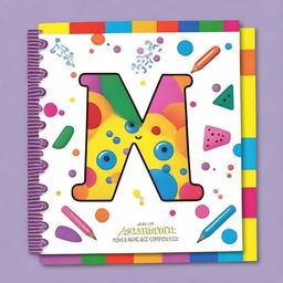 Create a vibrant and engaging cover for an alphabet dot marker book