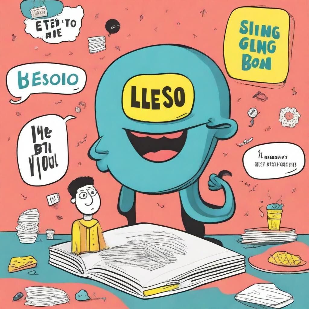 Create a book cover with the theme: how to stop being 'leso'