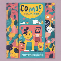 Design a book cover for the title 'Como deixar de ser leso'