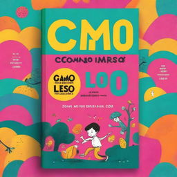 Design a book cover for the title 'Como deixar de ser leso'