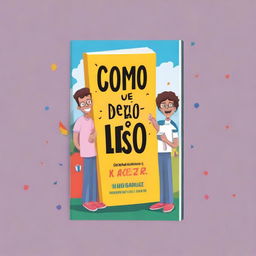 Create a book cover for the title 'Como deixar de ser leso'