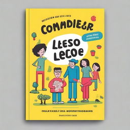 Create a book cover for the title 'Como deixar de ser leso'