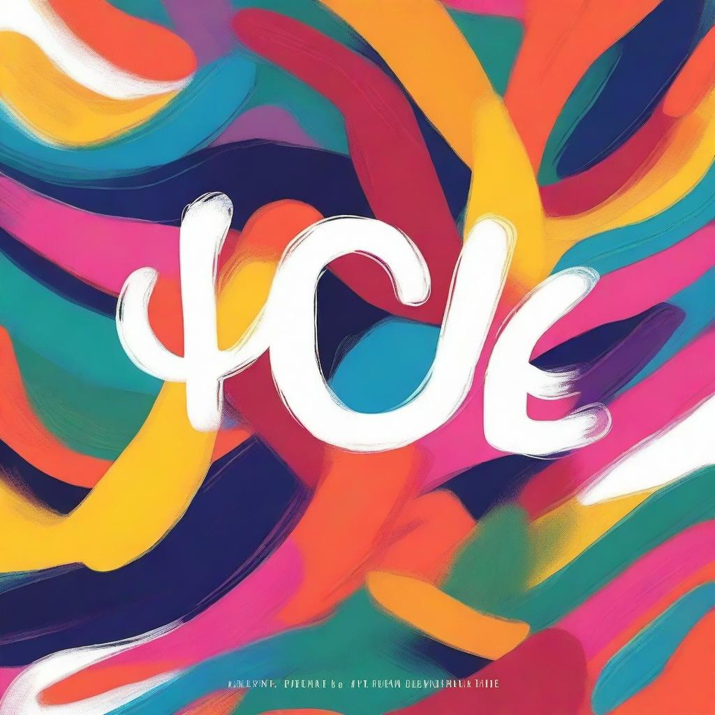 A vibrant and abstract design featuring colorful brush strokes forming the letters of the title 'BE-YOU-TILL-FULL