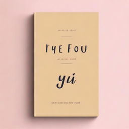 Embrace minimalism with a cover design featuring clean lines and a central focus on the title 'BE-YOU-TILL-FULL