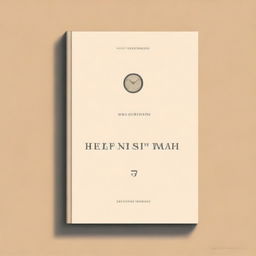 Embrace minimalism with a cover design featuring clean lines and a central focus on the title 'BE-YOU-TILL-FULL