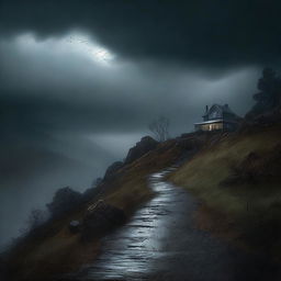 Create an image titled 'The Waiting Room