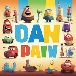 Create a Pixar movie poster titled 'Down'