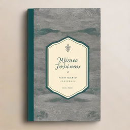 A beautifully designed book cover for a collection of works