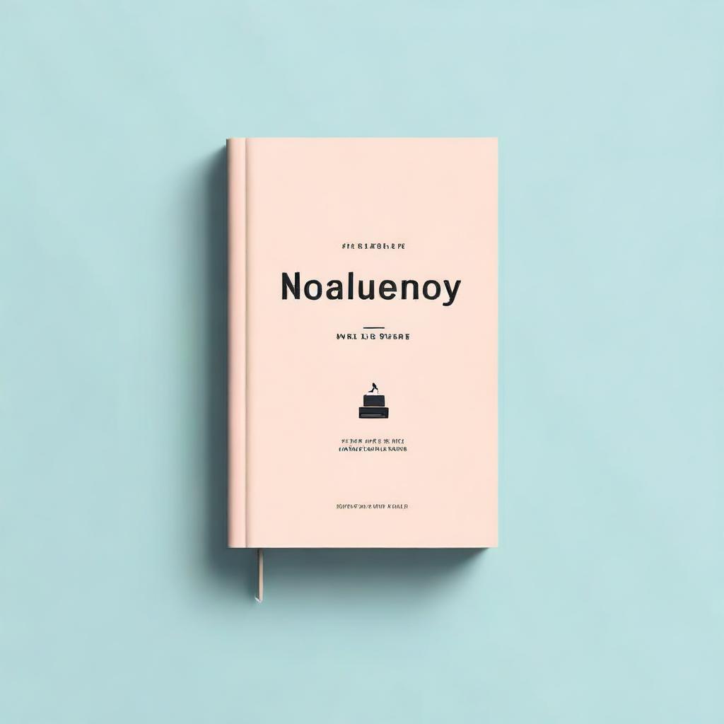 A minimalistic book cover design for a front-end development book