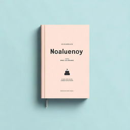 A minimalistic book cover design for a front-end development book