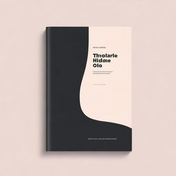 A minimalistic book cover design for a front-end development book