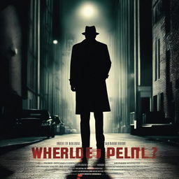 A movie poster for a thriller/investigative film titled 'Where is Pellistri?'