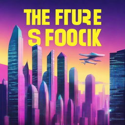 Create a book cover titled 'The Future Shock'