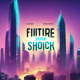 Create a book cover titled 'The Future Shock'